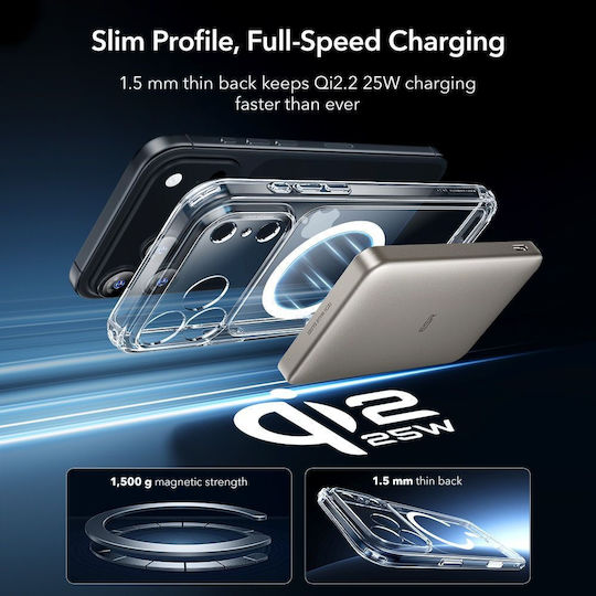 ESR Classic Hybrid Back Cover Tempered Glass 0.3mm Διάφανο (iPhone 17 Pro Max) - Image 6