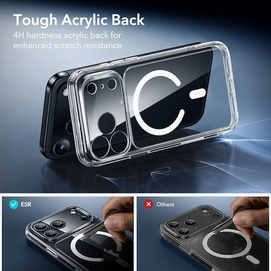 ESR Classic Hybrid Back Cover Tempered Glass 0.3mm Διάφανο (iPhone 17 Pro Max) - Image 7
