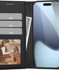 Alternative view of Tech-Protect Matte Wallet Σιλικόνης Μαύρο (iPhone 17)