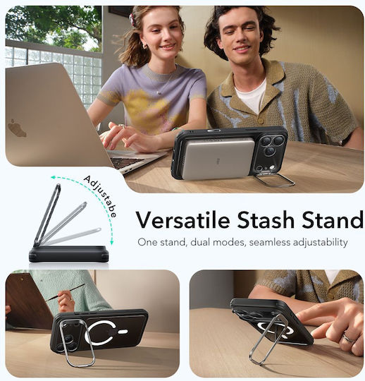 ESR Classic Hybrid Kickstand Back Cover Διάφανο (iPhone 17 Pro Max) - Image 5