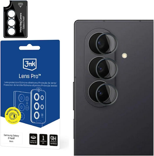 3MK Lens Protection Pro Προστασία Κάμερας Tempered Glass Μαύρο για το Samsung Galaxy Z Fold 7 - Image 3