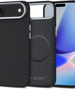 Tech-Protect Ion Carbon Back Cover Πλαστικό Μαύρο (iPhone Air)