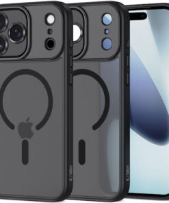 Tech-Protect Magcam Back Cover Σιλικόνης / Πλαστικό Μαύρο (iPhone 17 Pro Max)