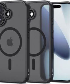 Tech-Protect Magcam Back Cover Σιλικόνης / Πλαστικό Μαύρο (iPhone 17)