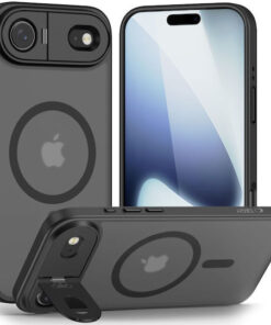 Tech-Protect Magstand Back Cover Σιλικόνης / Πλαστικό Μαύρο (iPhone Air)