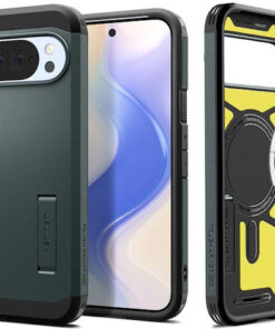 Alternative view of Spigen Tough Armor Back Cover Σιλικόνης / Πλαστικό Πράσινο (Google Pixel 10 Pro XL)