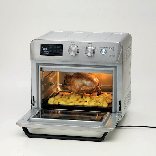 Ariete 00C462911AR0 Ηλεκτρικό Φουρνάκι 25lt Χωρίς Εστίες με Αέρα Inox - Image 4