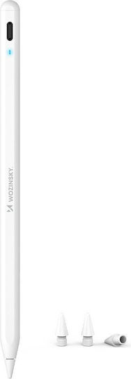 Wozinsky WRA-08 Γραφίδα Αφής με Palm Rejection για iPad σε Λευκό χρώμα - Image 2