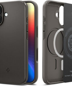 Spigen Thin Fit Magsafe Back Cover Πλαστικό 1.55mm Gunmetal (iPhone 17) ACS10375