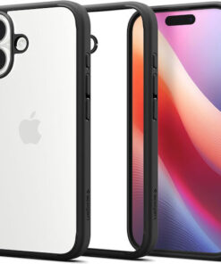 Spigen Ultra Hybrid Back Cover Πλαστικό 2mm Matte Black (iPhone 17) ACS10377