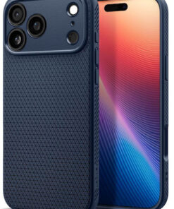 Spigen Liquid Air Back Cover Σιλικόνης Navy Μπλε (iPhone 17 Pro) ACS10332