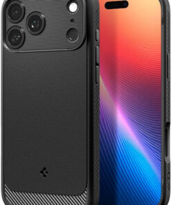 Spigen Rugged Armor Back Cover Πλαστικό / Σιλικόνης Matte Black (iPhone 17 Pro Max) ACS10263