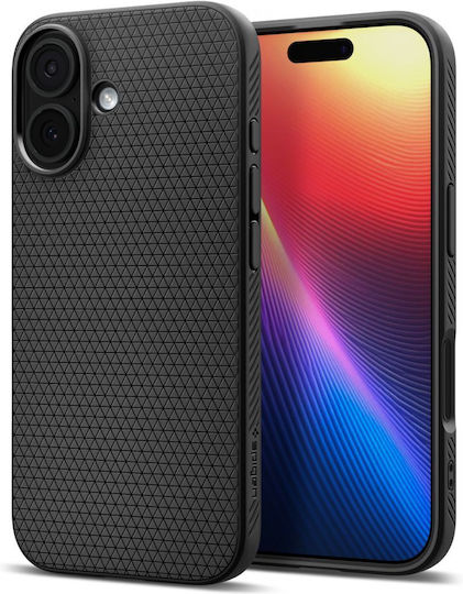 Spigen Liquid Air Back Cover Σιλικόνης Matte Black (iPhone 17) ACS10369
