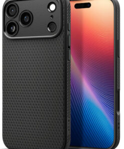 Spigen Liquid Air Back Cover Σιλικόνης Matte Black (iPhone 17 Pro) ACS10331