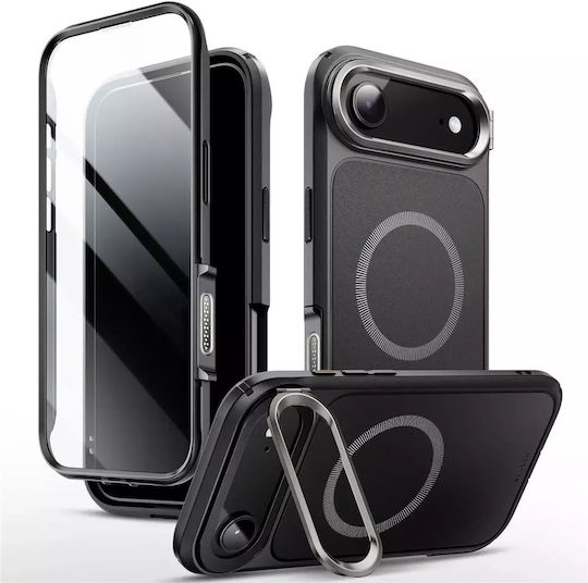 Supcase Book Πλαστικό / Σιλικόνης / Tempered Glass Μαύρο (iPhone Air) - Image 6