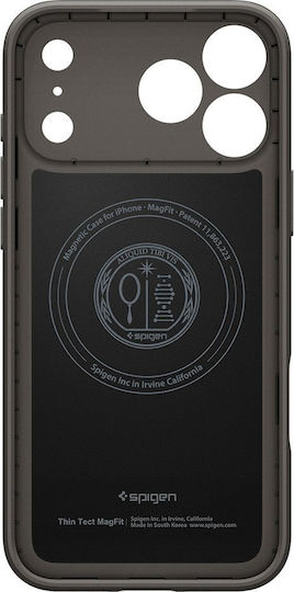 Spigen Thin Fit Magsafe Back Cover Πλαστικό 1.55mm Gunmetal (iPhone 17 Pro) ACS10341 - Image 3