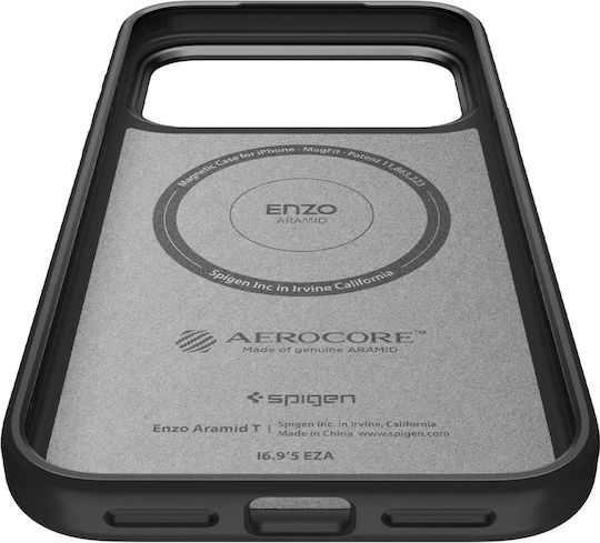 Spigen Enzo Aramid Back Cover Aramid Fiber Μαύρο (iPhone 17 Pro) ACS09959 - Image 7