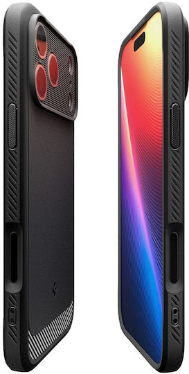 Spigen Rugged Armor Back Cover Πλαστικό / Σιλικόνης Matte Black (iPhone 17 Pro Max) ACS10263 - Image 6