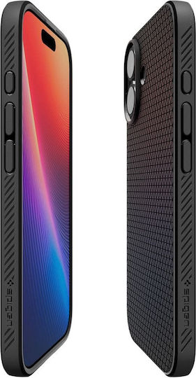 Spigen Liquid Air Back Cover Σιλικόνης Matte Black (iPhone 17) ACS10369 - Image 4