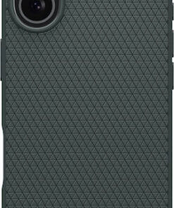 Alternative view of Spigen Liquid Air Back Cover Σιλικόνης Abyss Green (iPhone 17) ACS10371