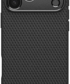 Alternative view of Spigen Liquid Air Back Cover Σιλικόνης Matte Black (iPhone 17 Pro) ACS10331