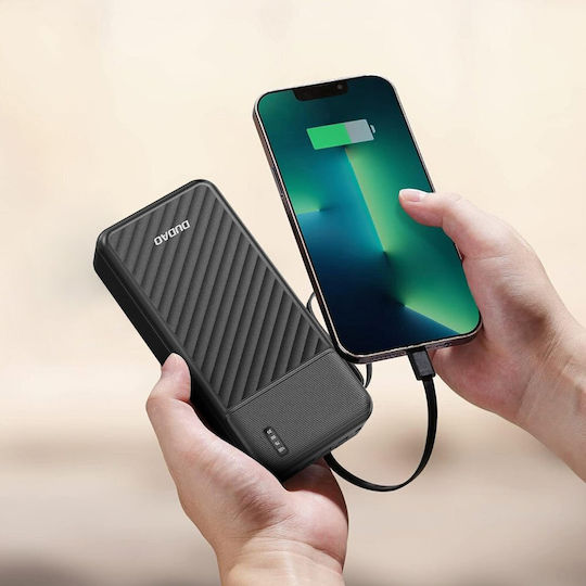 Dudao K11 Pro Power Bank 20000mAh 10W με Θύρα USB-A Μαύρο - Image 2