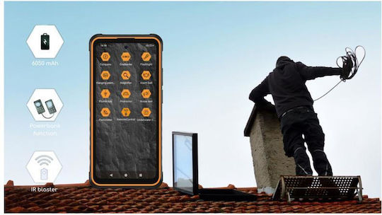 Hammer Iron 6 Dual SIM (8/256GB) Ανθεκτικό Smartphone Πορτοκαλί - Image 4