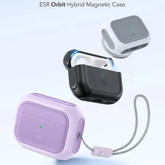 ESR Orbit Hybrid Halolock Θήκη Πλαστική / Σιλικόνης Lavender για Apple AirPods Pro 3 - Image 2
