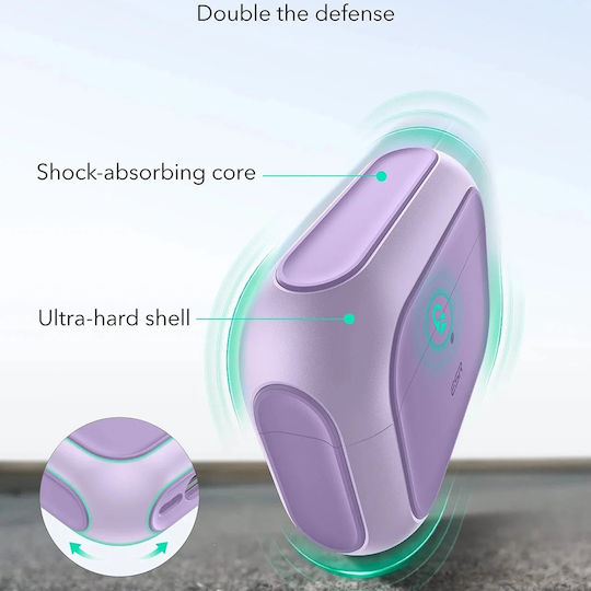 ESR Orbit Hybrid Halolock Θήκη Πλαστική / Σιλικόνης Lavender για Apple AirPods Pro 3 - Image 5