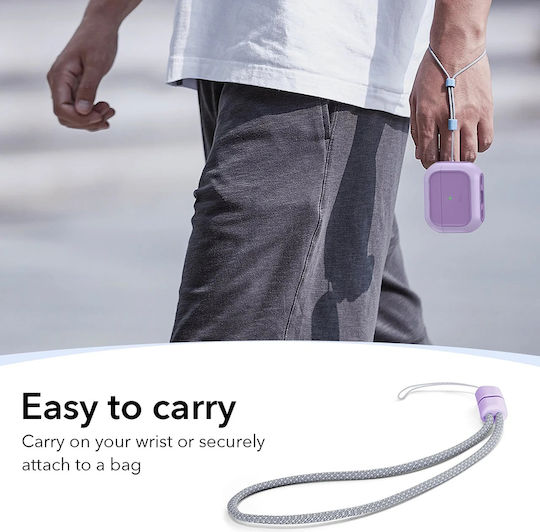 ESR Orbit Hybrid Halolock Θήκη Πλαστική / Σιλικόνης Lavender για Apple AirPods Pro 3 - Image 8