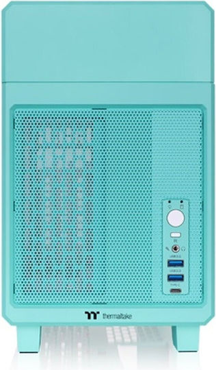Thermaltake TR100 Mini Tower Κουτί Υπολογιστή Mint Strawberry - Image 2