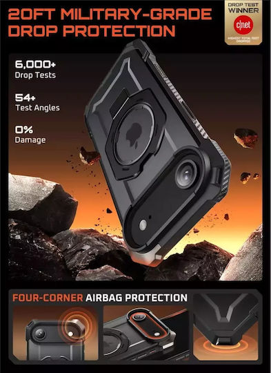 Supcase Ub Grip Mag Back Cover Σιλικόνης Μαύρο (iPhone Air) - Image 4