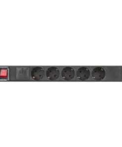 Alternative view of Lanberg Πολύπριζο Rack PDU-05F-0200-IEC-BK 1τμχ