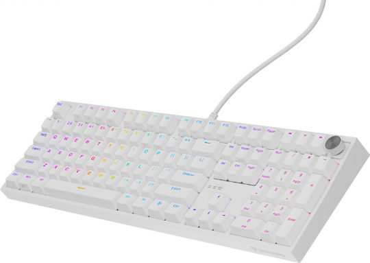 Genesis Thor 404 Gaming Μηχανικό Πληκτρολόγιο με Outemu Peach Silent διακόπτες και RGB φωτισμό (Αγγλικό US) Λευκό - Image 5