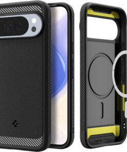 Spigen Rugged Armor MagSafe Back Cover Σιλικόνης Matte Black (Google Pixel 10 Pro XL) ACS09721