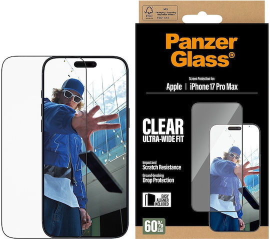 PanzerGlass Screen Protector (iPhone 17 Pro Max, PanzerGlass) PG66497 - Image 2