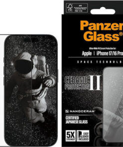 Alternative view of PanzerGlass Ceramic Tempered Glass (iPhone 17, iPhone 16 Pro, PanzerGlass) PG98539