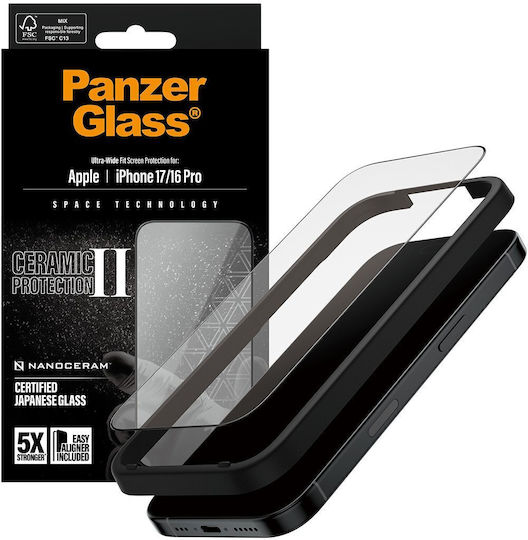 PanzerGlass Ceramic Tempered Glass (iPhone 17, iPhone 16 Pro, PanzerGlass) PG98539 - Image 5