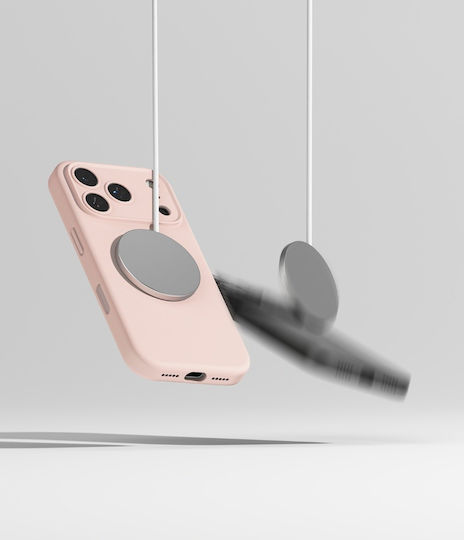 Ringke Silicone Magnetic Back Cover Σιλικόνης Ροζ (iPhone 17 Pro Max) - Image 9