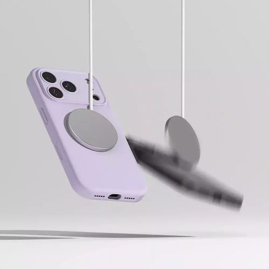 Ringke Silicone Magnetic Back Cover Σιλικόνης Μωβ (iPhone 17 Pro Max) - Image 5