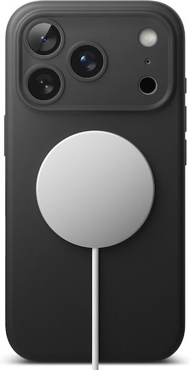 Ringke Silicone Magnetic Back Cover Σιλικόνης Μαύρο (iPhone 17 Pro Max) - Image 3