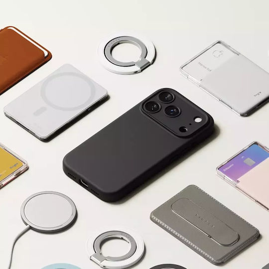 Ringke Silicone Magnetic Back Cover Σιλικόνης Μαύρο (iPhone 17 Pro Max) - Image 7