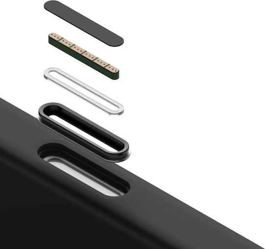 Ringke Silicone Magnetic Back Cover Σιλικόνης Μαύρο (iPhone 17 Pro Max) - Image 12