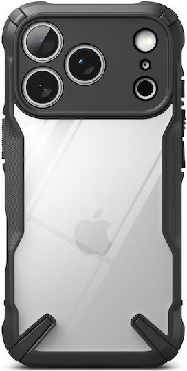 Ringke Fusion X Back Cover Σιλικόνης / Πλαστικό με Λουράκι Μαύρο (iPhone X / Xs) - Image 2