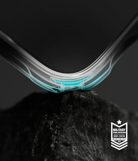 Ringke Fusion X Back Cover Σιλικόνης / Πλαστικό με Λουράκι Μαύρο (iPhone X / Xs) - Image 9