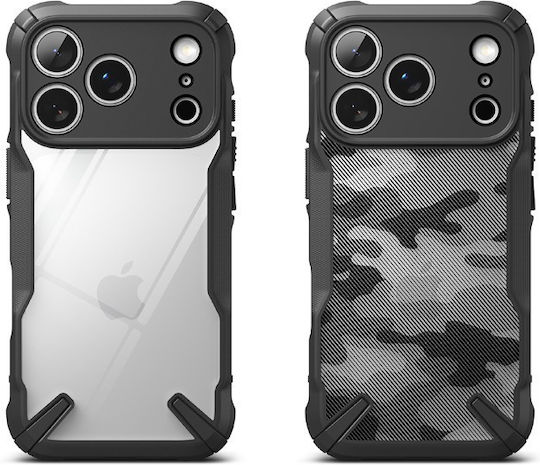 Ringke Fusion X Back Cover Σιλικόνης / Πλαστικό με Λουράκι Μαύρο (iPhone X / Xs) - Image 6