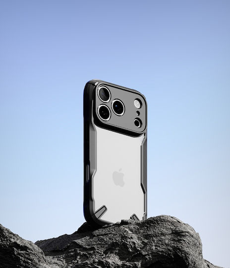 Ringke Fusion X Back Cover Σιλικόνης / Πλαστικό με Λουράκι Μαύρο (iPhone X / Xs) - Image 8