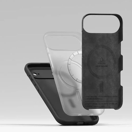 Ringke Magnetic Back Cover Σιλικόνης Μαύρο (iPhone Air) - Image 5