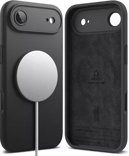 Ringke Magnetic Back Cover Σιλικόνης Μαύρο (iPhone Air) - Image 6
