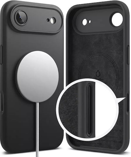 Ringke Magnetic Back Cover Σιλικόνης Μαύρο (iPhone Air) - Image 8